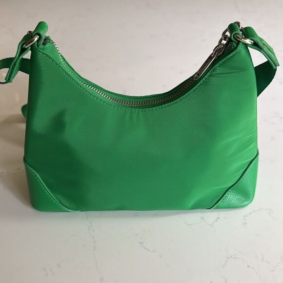 Wild fable cross body clutch purse.  Satin Green. Adjustable strap. Like new. - Picture 3 of 7